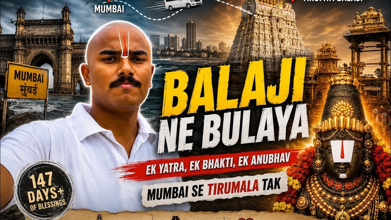 “Mumbai se Tirumala tak –ek yatra ek bhakti, ek anubhav Govinda Govinda #tirupatibalaji #bhaktivibes