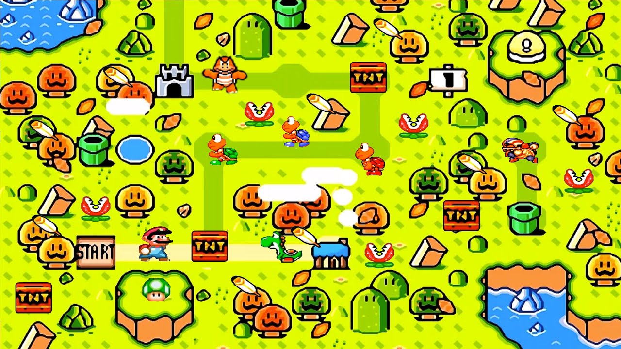 Super Mario World HD: An Amazing Mario Adventure 3: World 1: Autumn Forest