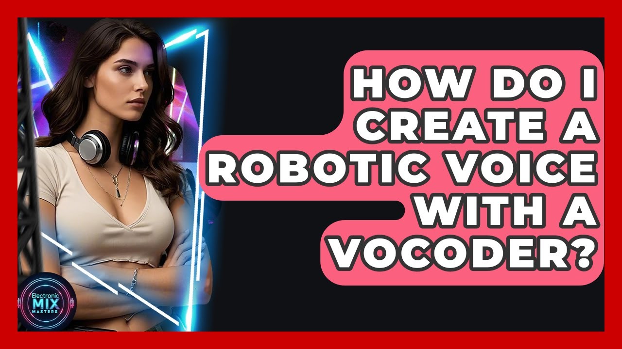 How Do I Create A Robotic Voice With A Vocoder? - Electronic Mix Masters