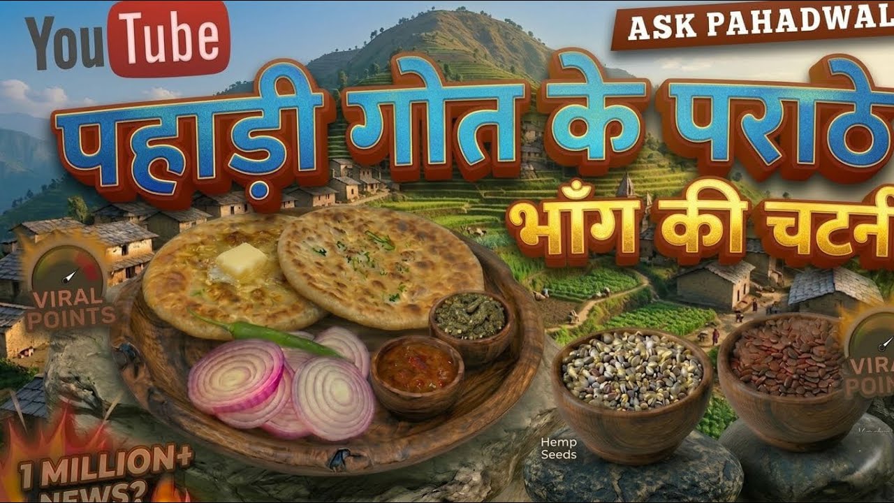 ​पहाड़ी गहत की दाल का पराठा, स्वाद भूल नहीं पाएंगे बिना फटे गहत के पराठे बनाने का असली पहाड़ी तरीका?