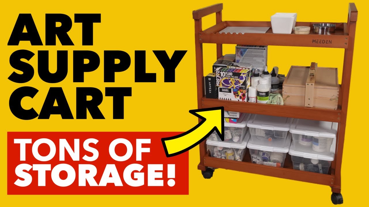 Meeden Art Supply Cart Assembly & Review