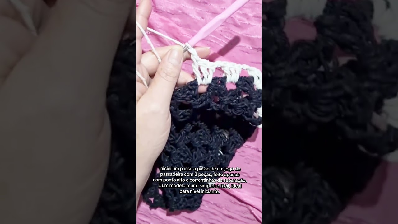Tapete de crochê simples nível iniciantes 