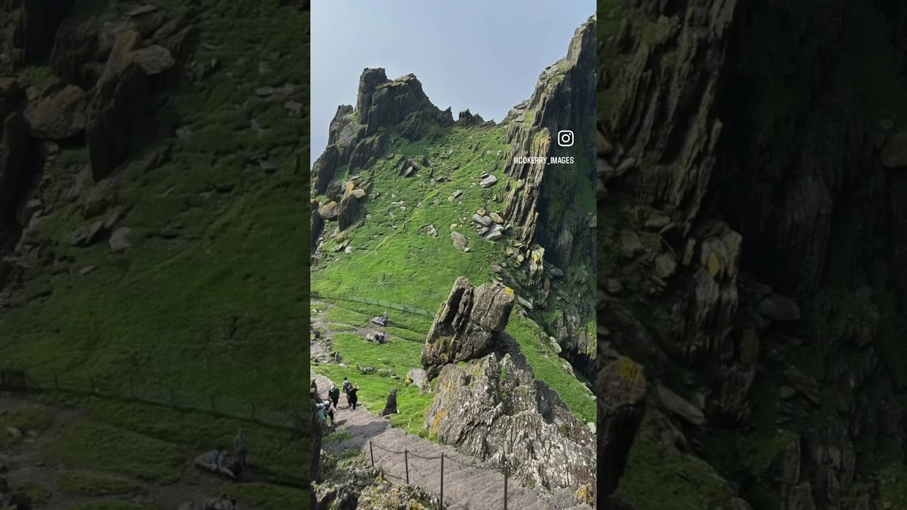 Skellig Michael- in scenes on Star Wars movie - &ldquo;The Force Awakens&rdquo; ☘️💚🇮🇪🌟✨#starwars #skelligs