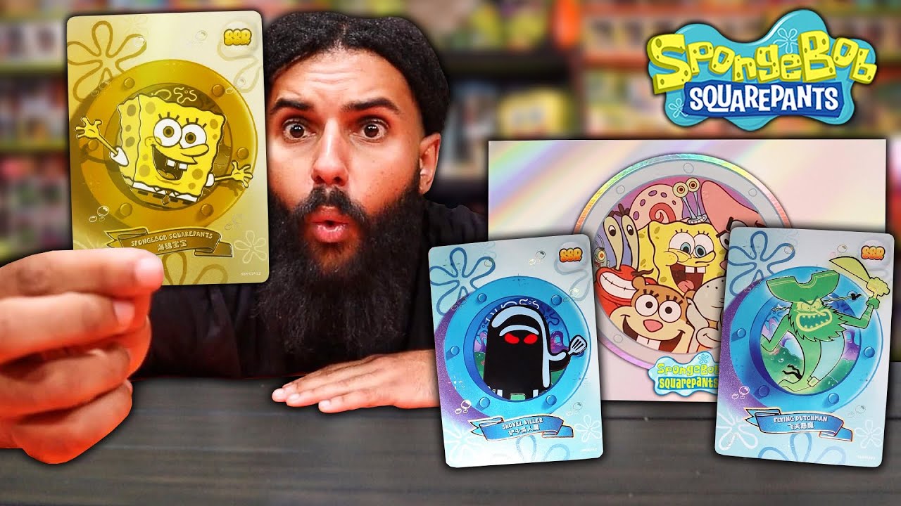These Spongebob Cards Were Released Only In Japan!! *Hunting For GOLD Spongebob*