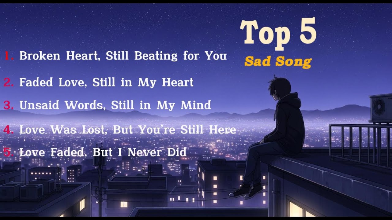 Top 5 Saddest Songs That Will Touch Your Heart 💔