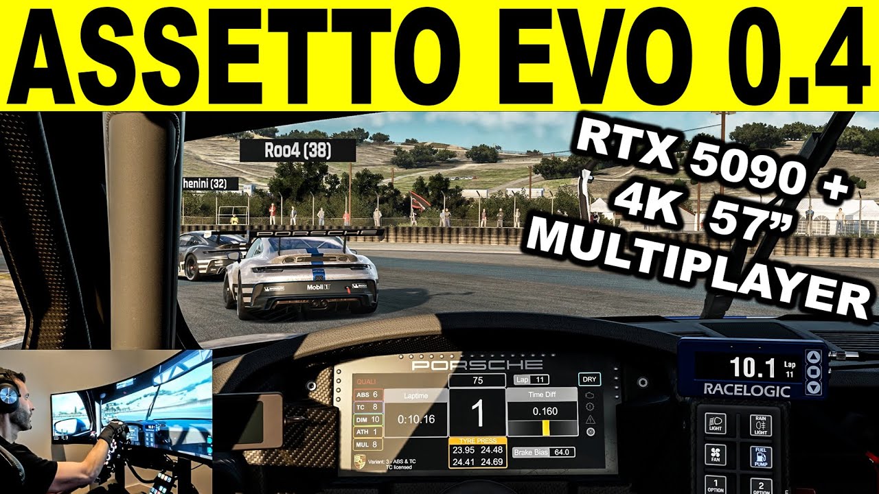 Assetto Corsa EVO .4 - RTX 5090 & Samsung 57