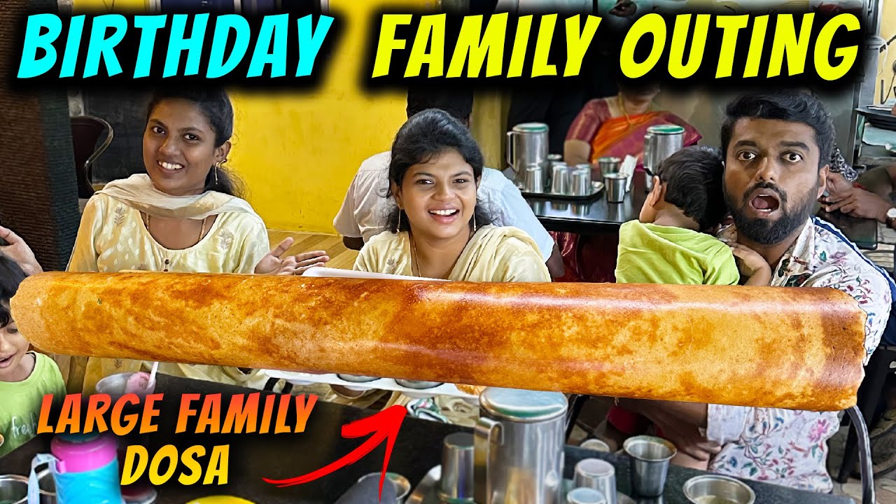 My Birthday Family Trip in Baby Arnold 👶 70MM Family Dosa | DAN JR VLOGS
