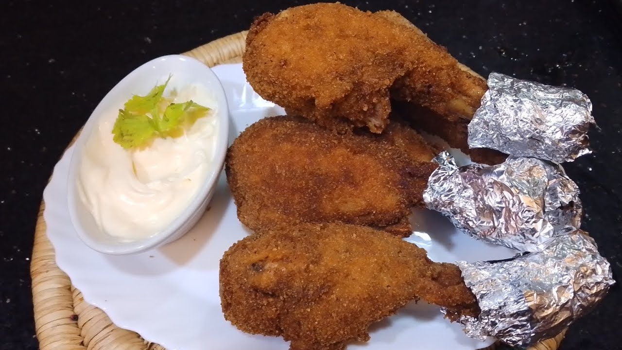 دجاج كنتاكي في البيت👈 و الطريقة السرية لي يجي مقرمش من برا وطايب من داخل ومتبل وبزززززاف بنين 😋👍