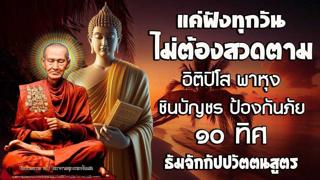 อิติปิโส พาหุง ชินบัญชร ป้องกันภัย ๑๐ ทิศ I มหาเมตตาใหญ่ ยอดพระกัณฑ์ไตรปิฎก ธัมจักกัปปวัตตนสูตร