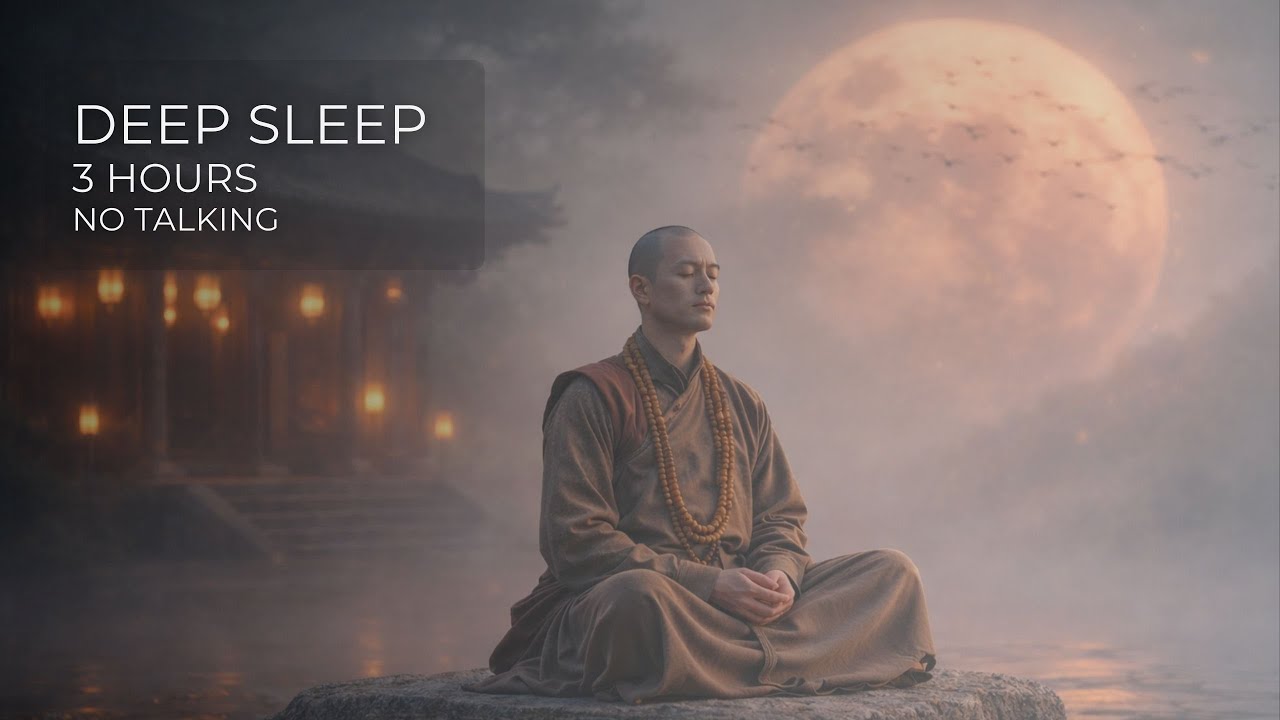 Fall Asleep • 3 Hours • Cosmic Ambient Drone • No Music
