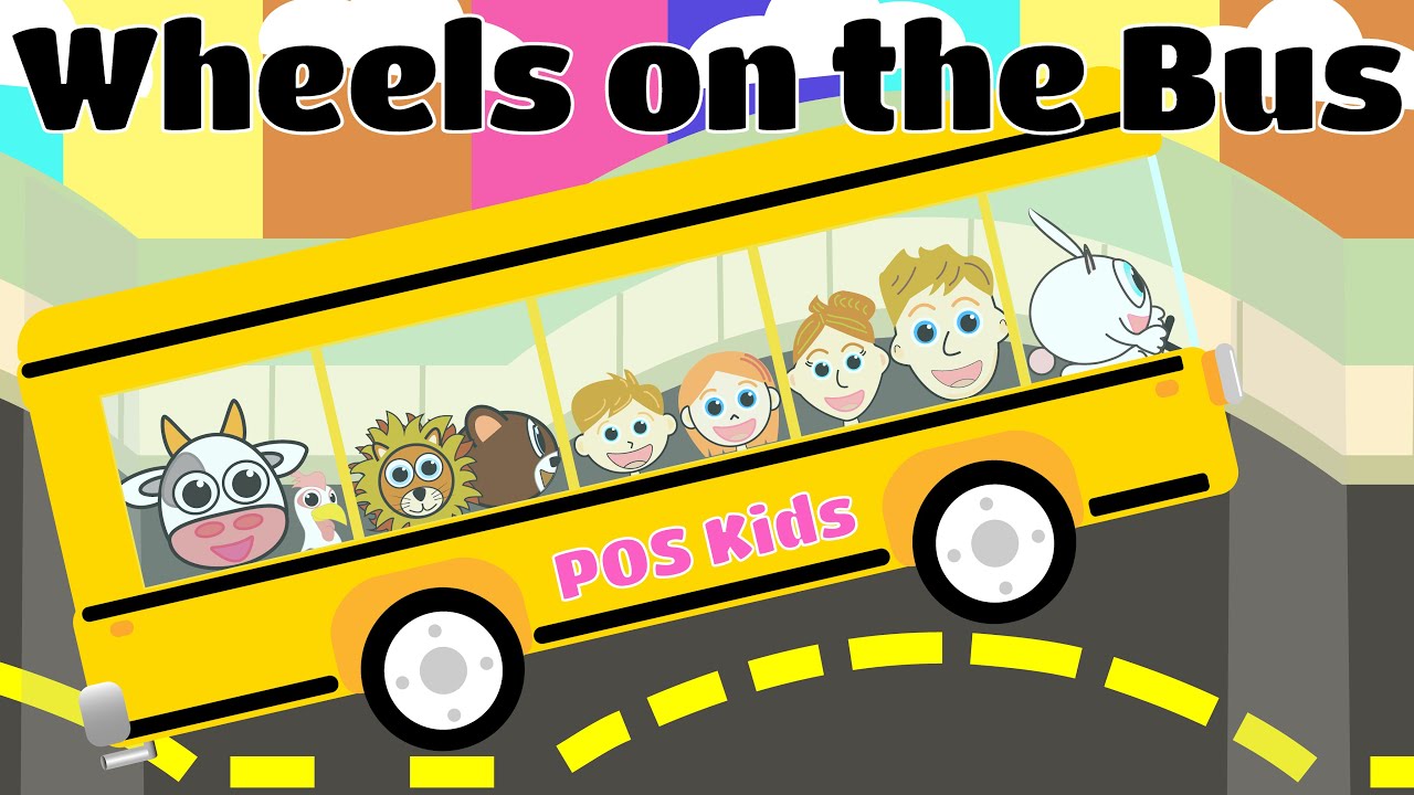 Wheels on the Bus | Olympos Kids Nursery Rhymes & Kids Songs