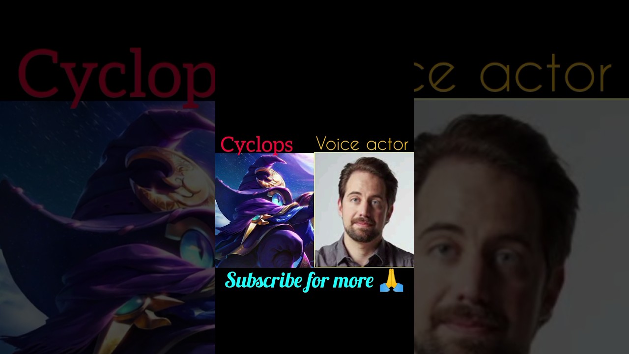 #mlbb cyclops voice actor#cyclops voice actor#mlbb#cyclops short video#viralshort#viral#mlbbviral 😱😱