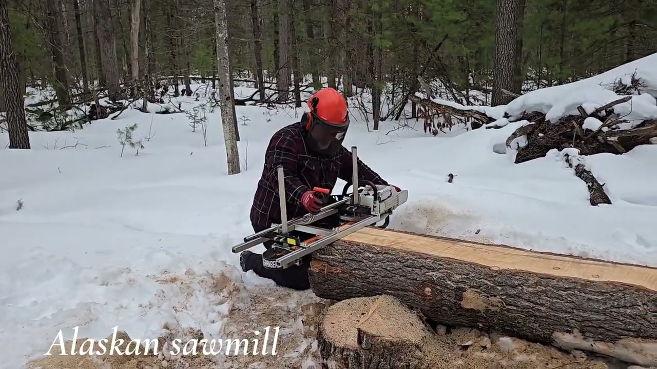 Alaskan sawmil #forest  #log 