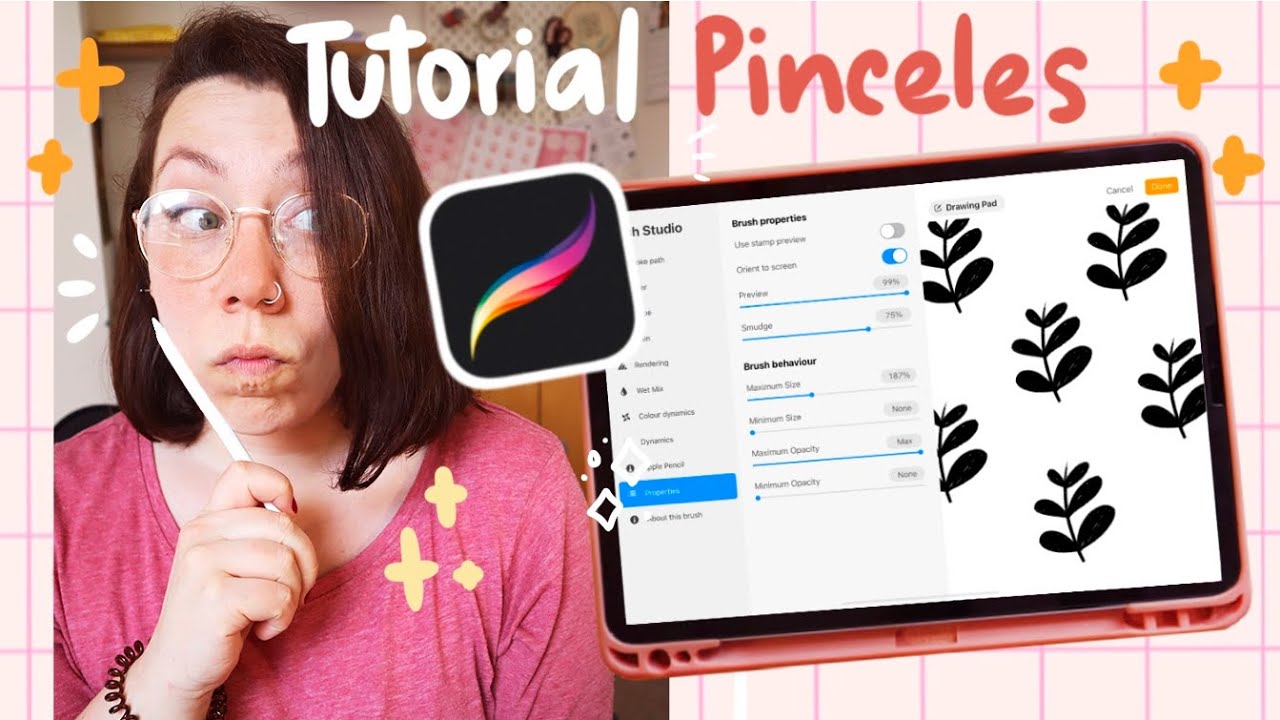 Como crear un pincel con tu firma ( súper fácil ) con procreate || Tutorial de Procreate en Español