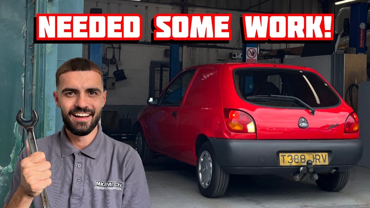 I FIX & PREPARE MY MK4 FIESTA VAN FOR IT'S MOT!