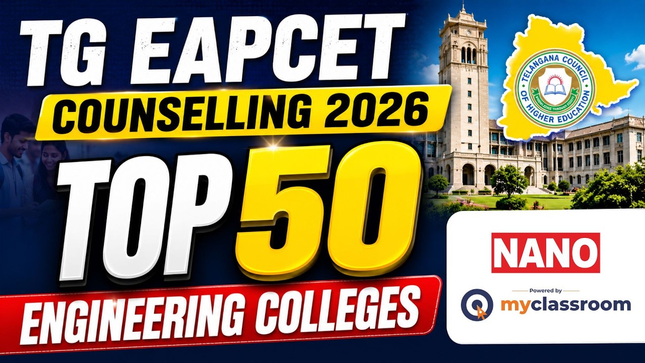 Top 50 Engineering Colleges in Telangana | EAPCET 2026 Counselling Guide | Best Colleges List || ...