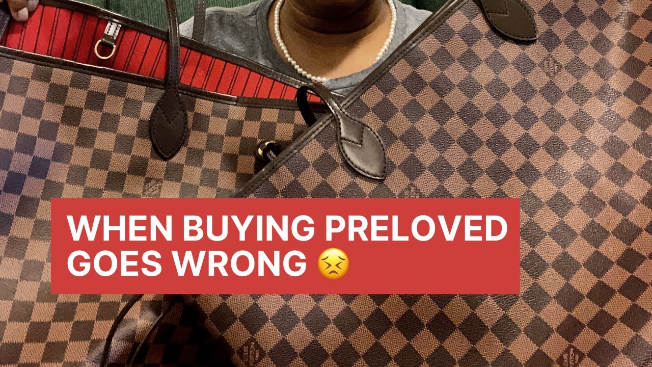 When buying prelvoed goes wrong! Fake vs Real Louis Vuitton Neverfull