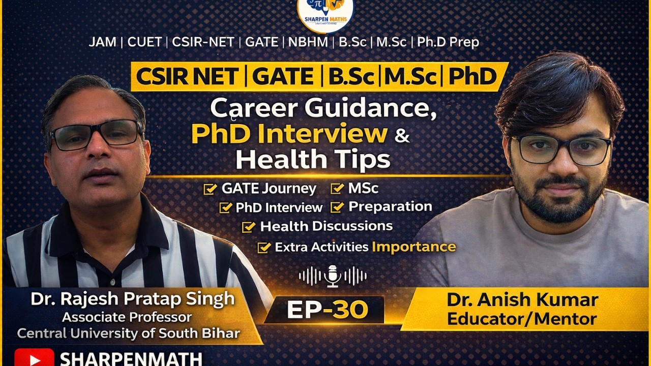 Let's talk with Associate professor|| Career After BSc & MSc | CSIR NET & GATE Preparation