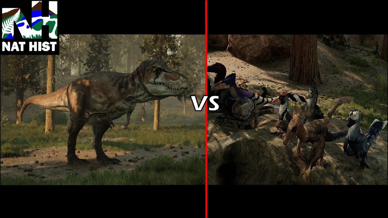 Path of Titans: Raptors vs. Tyrannosaurus rex, Nat Hist Event