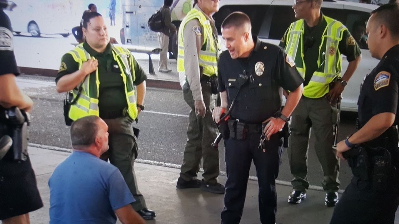 LAX security officers the first line of defense Fighting over a parking space Part 1