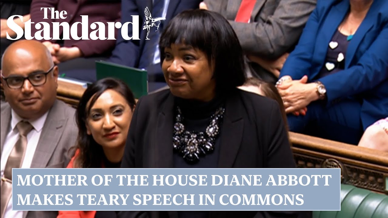 Diane Abbott makes teary ‘Mother of the House’ speech after winning fight to be an MP