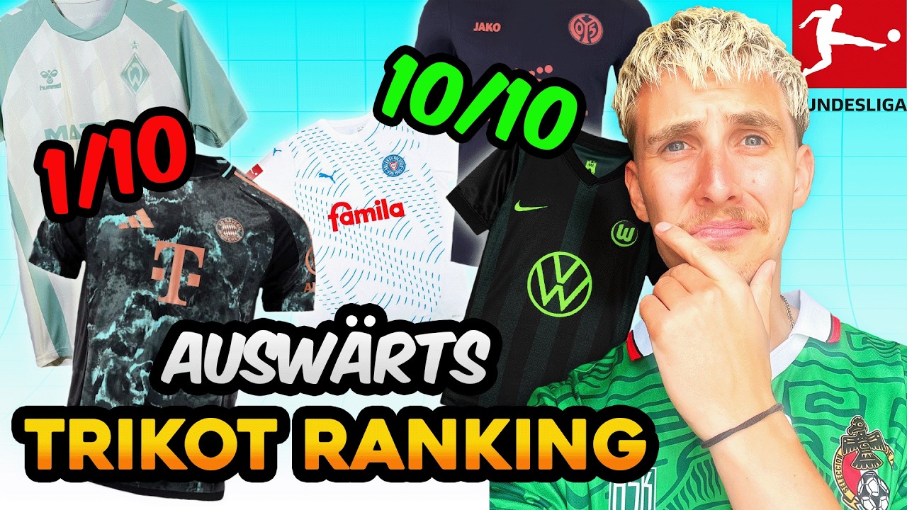 BUNDESLIGA AUSWÄRTSTRIKOT RANKING 24/25 😍💥 SCHMUCKSTÜCKE & hohes Niveau🚀🤯