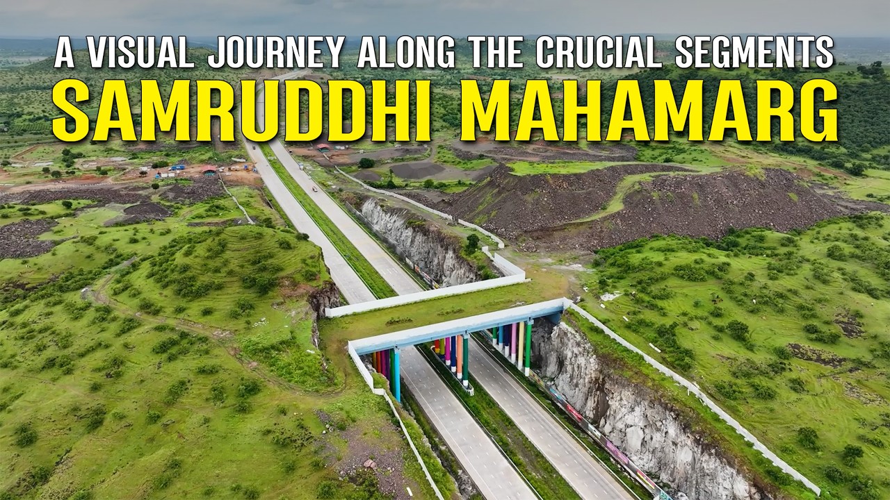 A Visual Journey Along the Crucial Segments | Samruddhi Mahamarg | Megha Engineering