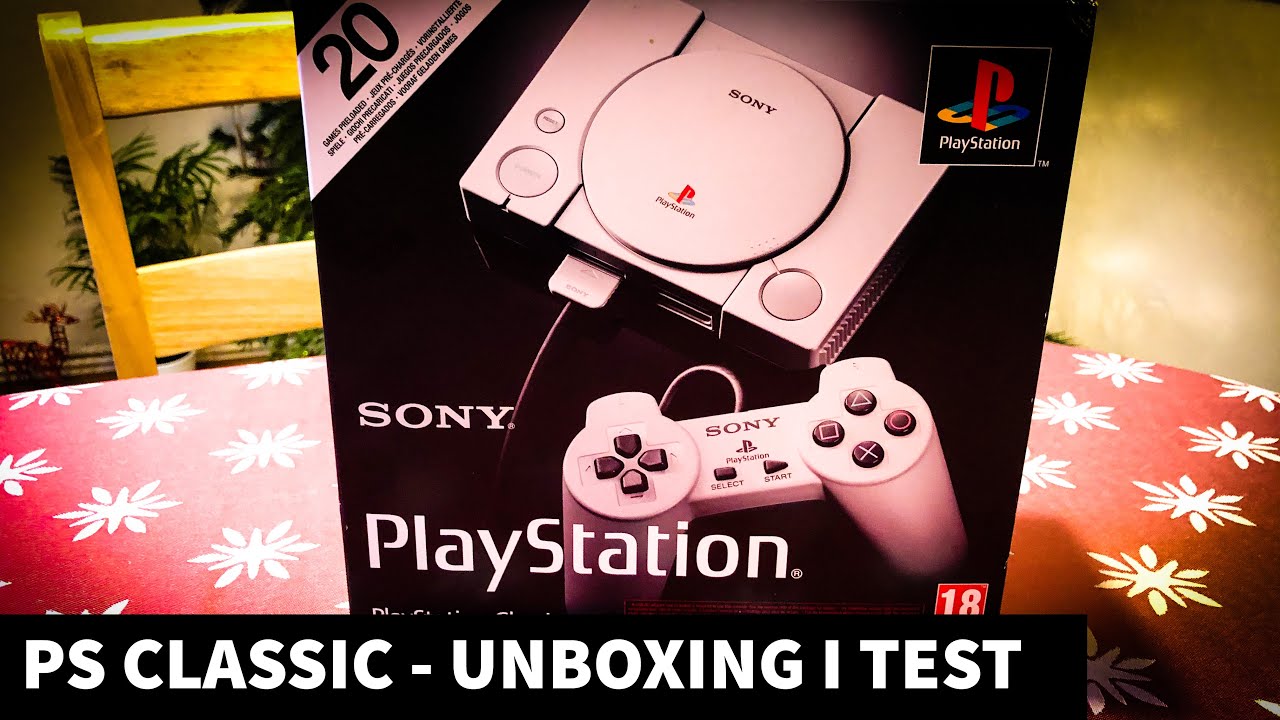 Playstation Classic UNBOXING i Test (PS Mini)