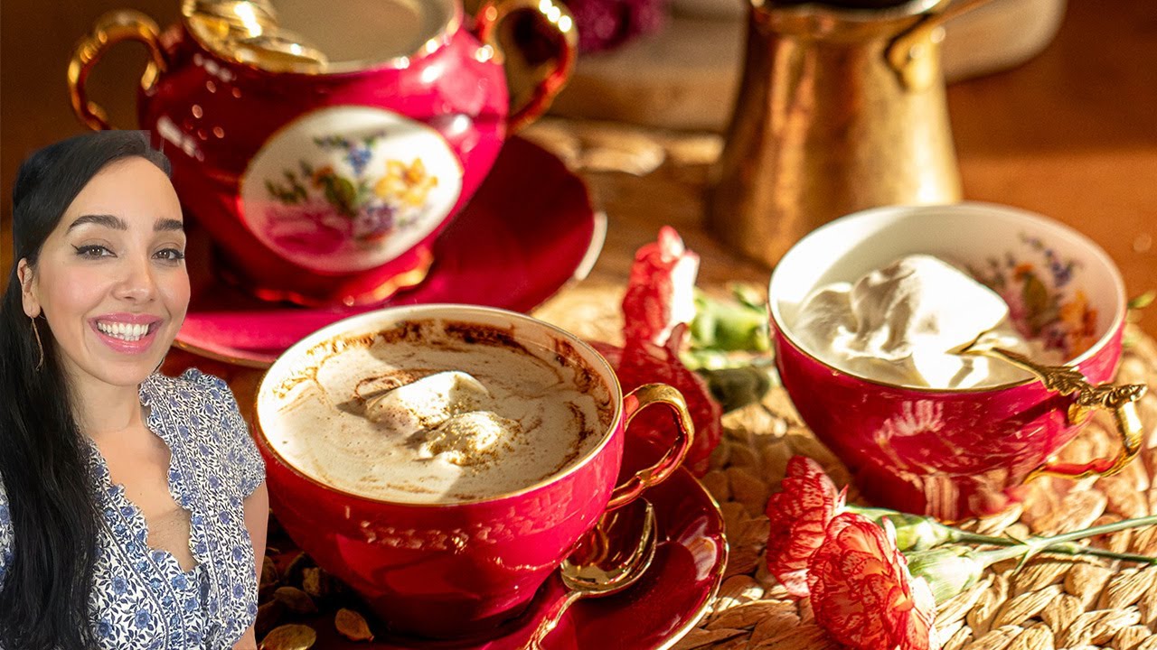 A delicious Festive Drink: Hot Chocolate with Greek Coffee