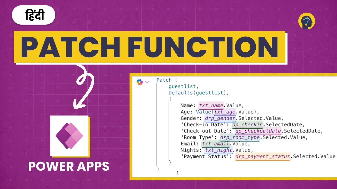 Patch Function in Power Apps | Insert and Update data