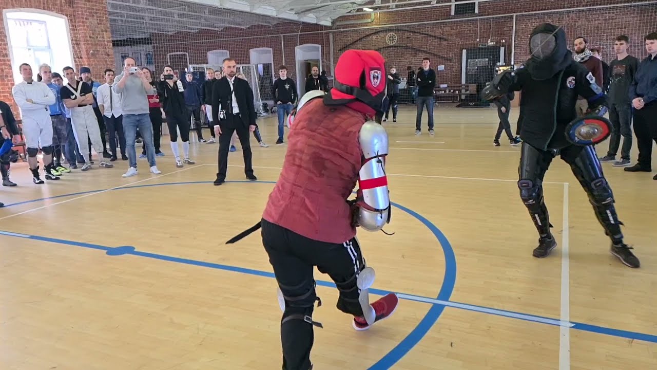 FechtTerra Dual 2021. Меч и баклер М final. Алексей Петрик Танненберг vs Вадим Кравченко FFC Paladin