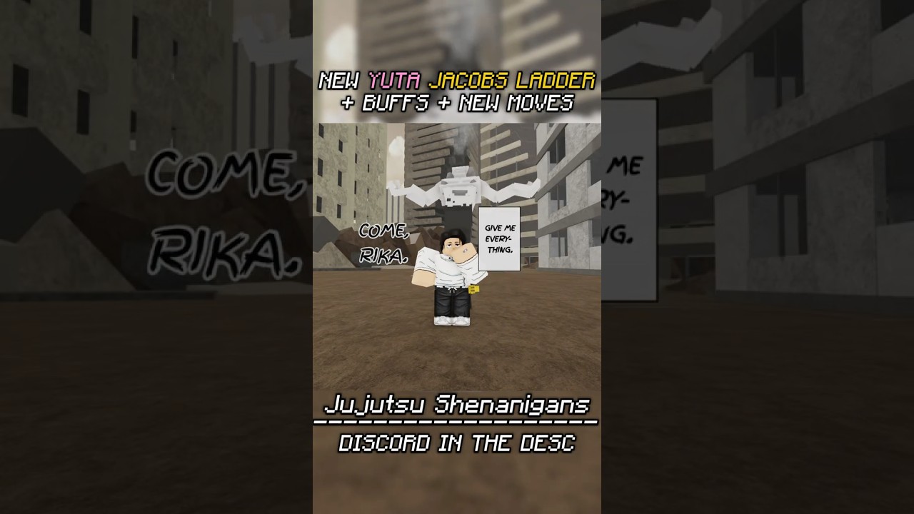 NEW YUTA JACOBS LADDER + BUFFS + NEW MOVES AND HOW TO USE | Jujutsu Shenanigans #roblox #yuta