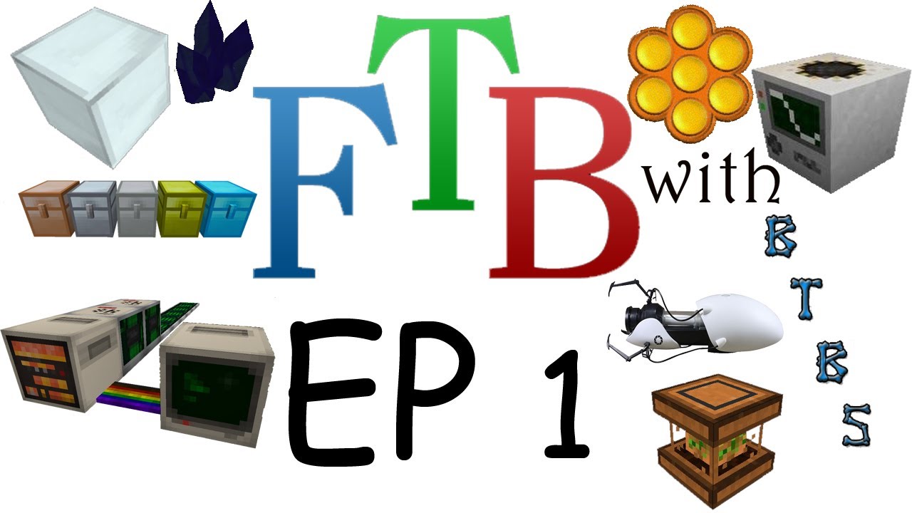 Let's Play : Feed The Beast : Modded Minecraft EP 1 : Ohh Shiney