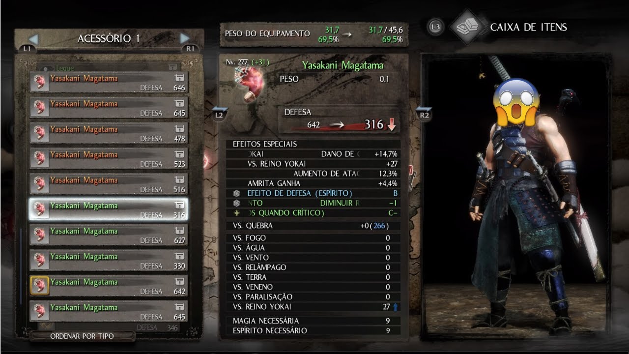Nioh: O melhor farming de Yasakani Magatama do jogo