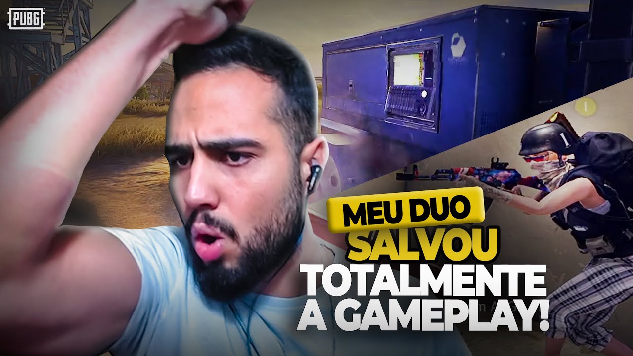 MEU DUO SALVOU TOTALMENTE A GAMEPLAY - PUBG