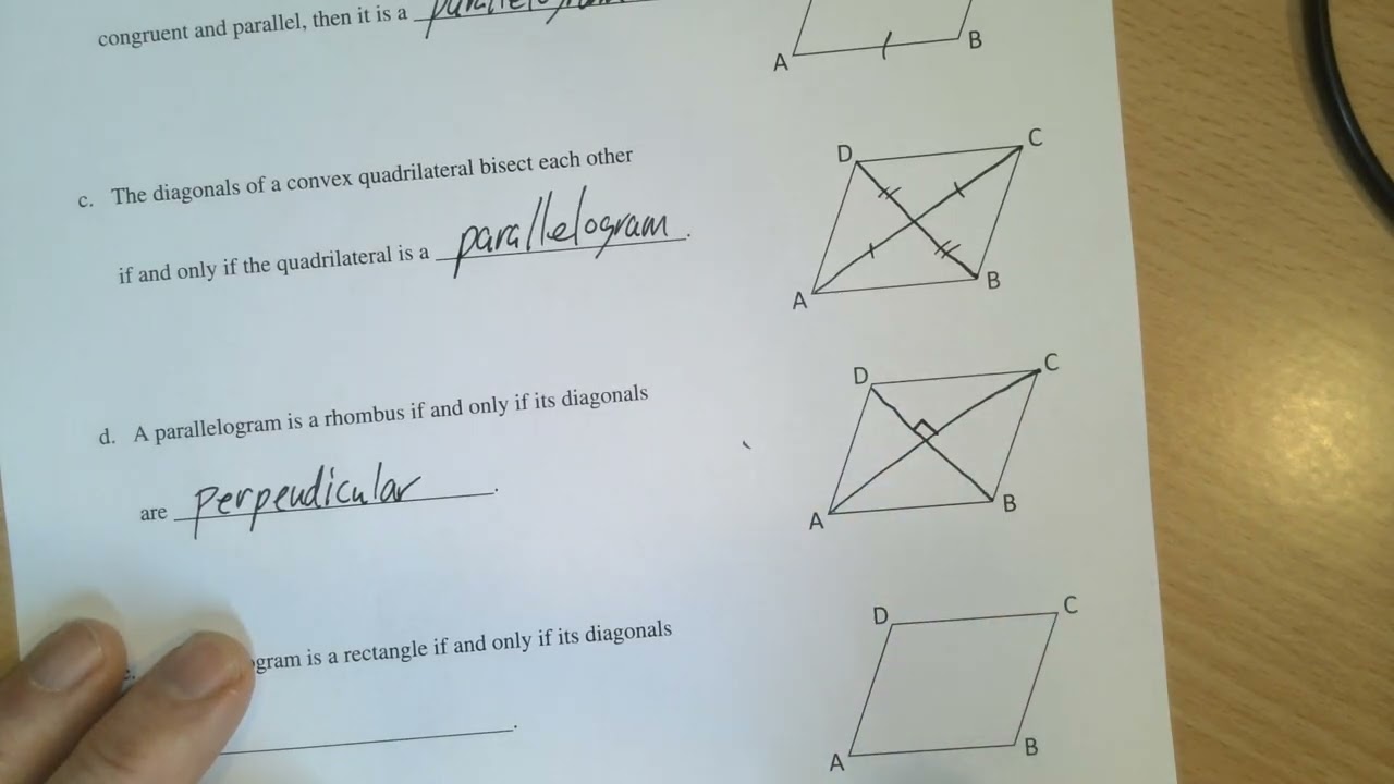 Parallelograms, Trapezoids, Parallel Projections 4.2.b