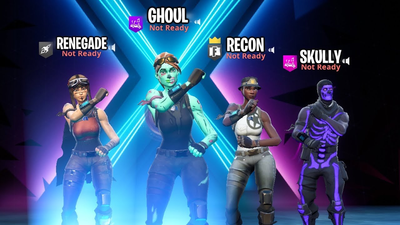 You see THIS squad coming at you... wyd? (ALL RARE SKINS)