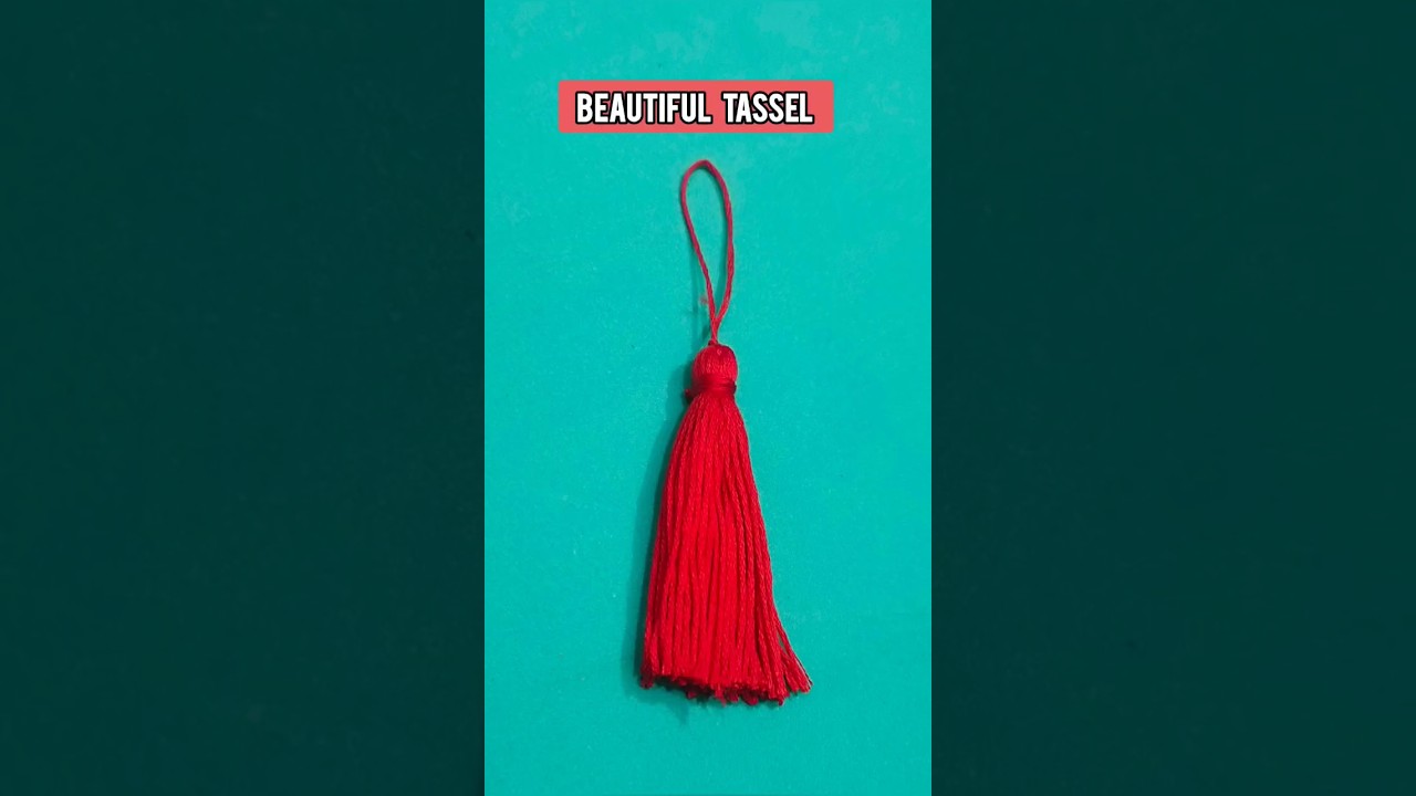 How to Make Tassel with Embroidery Floss  | Easy DIY