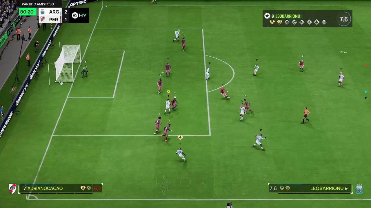 Argentina vs Per&uacute;-Clubes-FC25