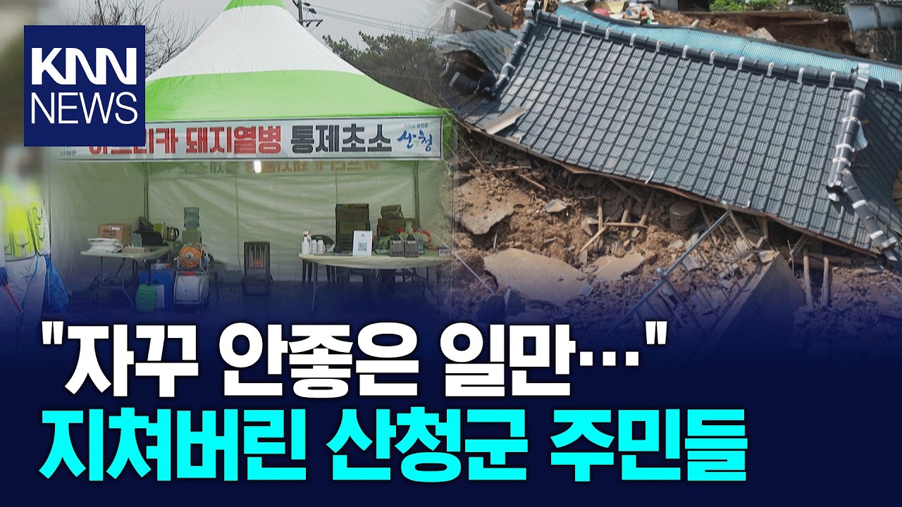 '산청의 눈물'&hellip; 산불*산사태 이어 ASF까지 발생 / KNN