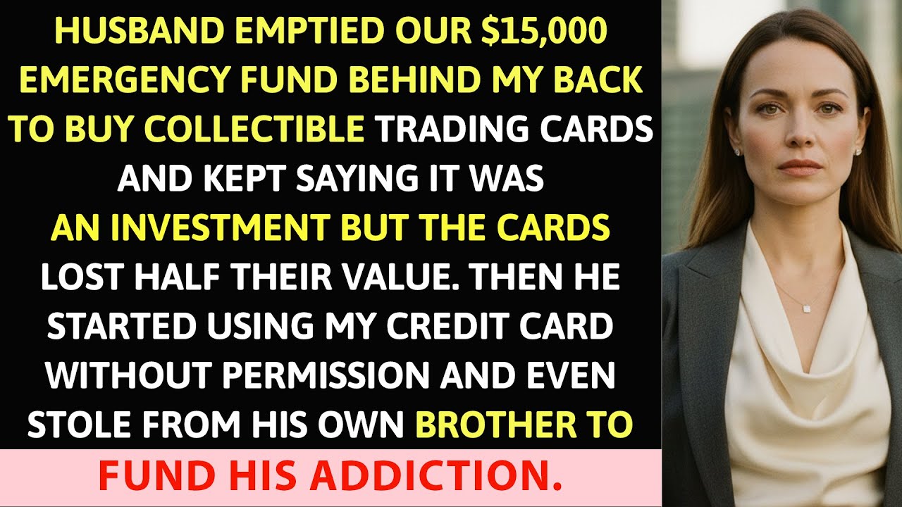 Husband Emptied Our $15,000 Emergency Fund Behind My Back to Buy Collectible Trading Cards and...