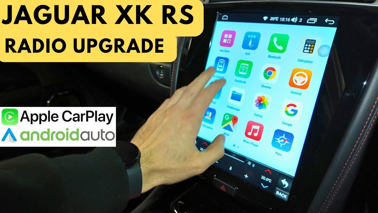 JAGUAR XK RS - RADIO UPGRADE CARPLAY ANDROID AUTO 