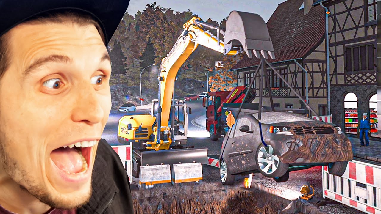 Auto FÄHRT in Baustelle! | Bau Simulator