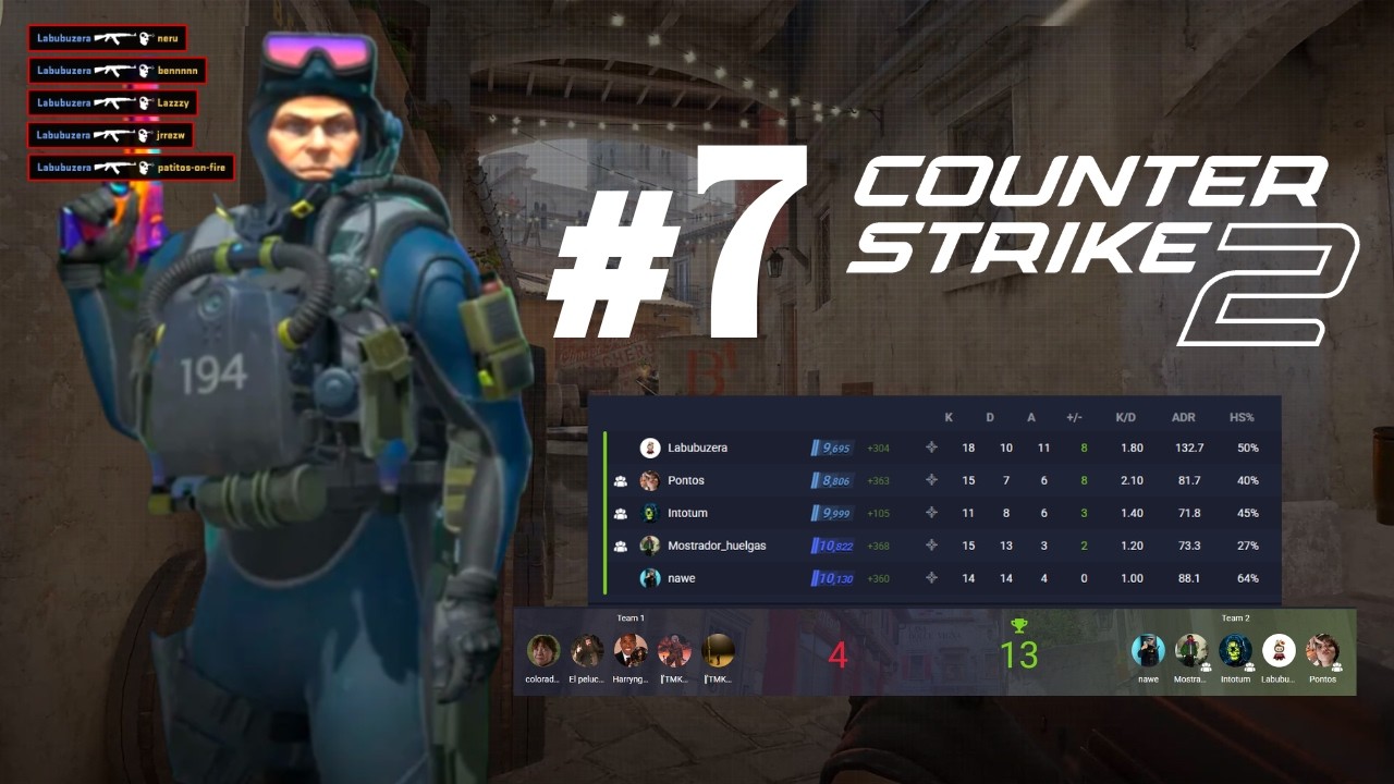A PARTIDA MAIS FACIL DA MINHA VIDA 😀​ | Counter-Strike 2 #7