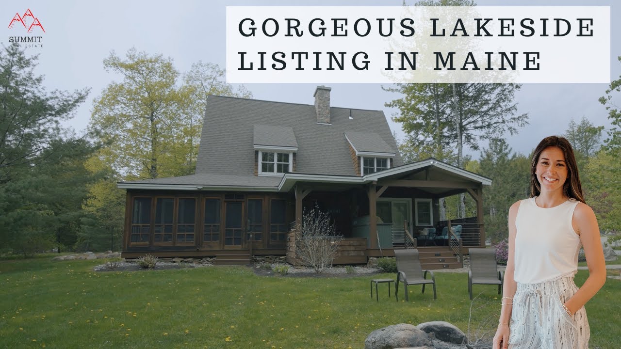 Luxury Lakeside Hideaway in Rome, Maine | FULL HOME TOUR