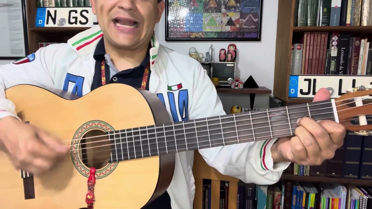GUADALAJARA GUADALAJARA GUITARRA en tono de C y modula a A