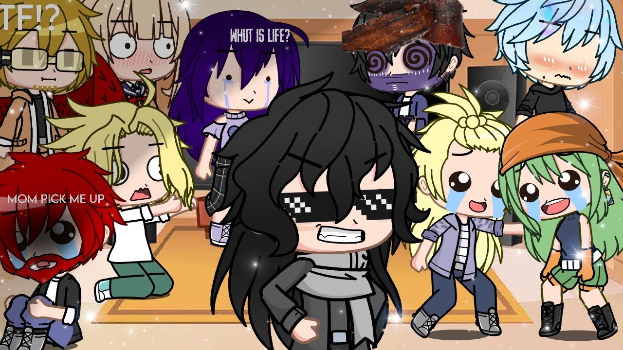 Pro heroes react to the chaotic class 1-A //ft. league of villains //repost