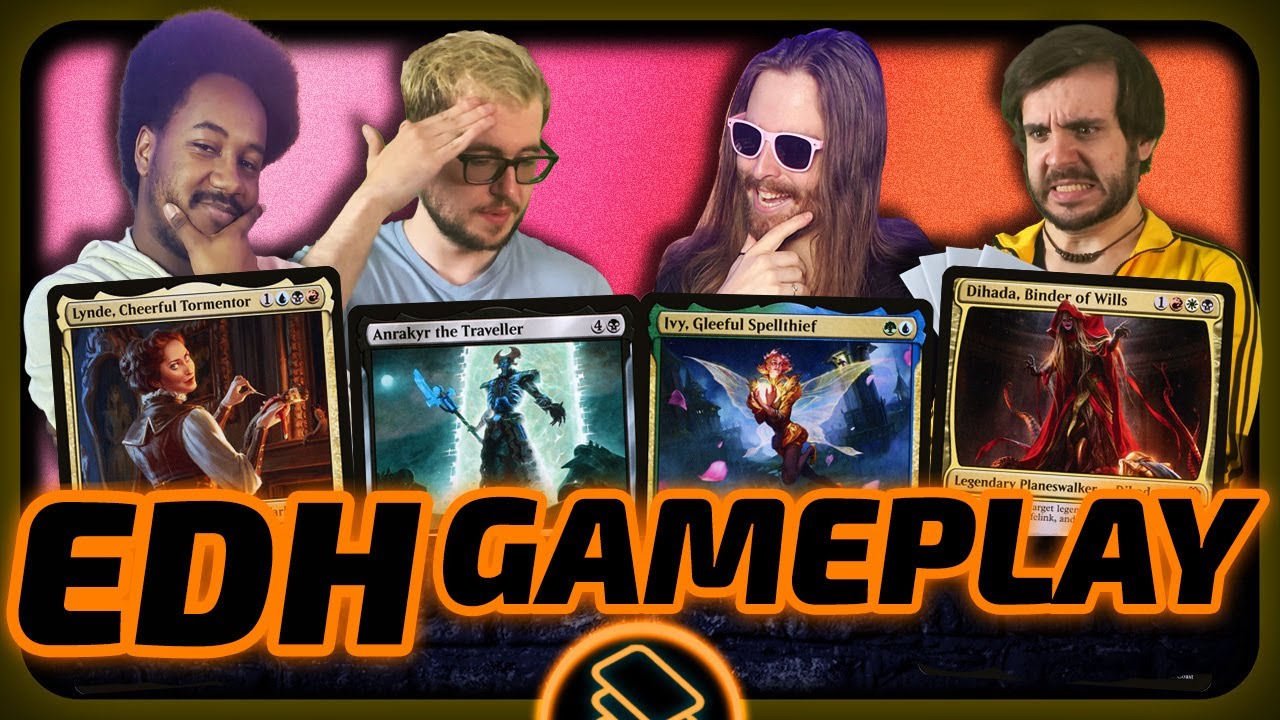 Линде против Анракира против Айви против Дихады [EDH/Commander, Magic The Gathering Gameplay 2023]