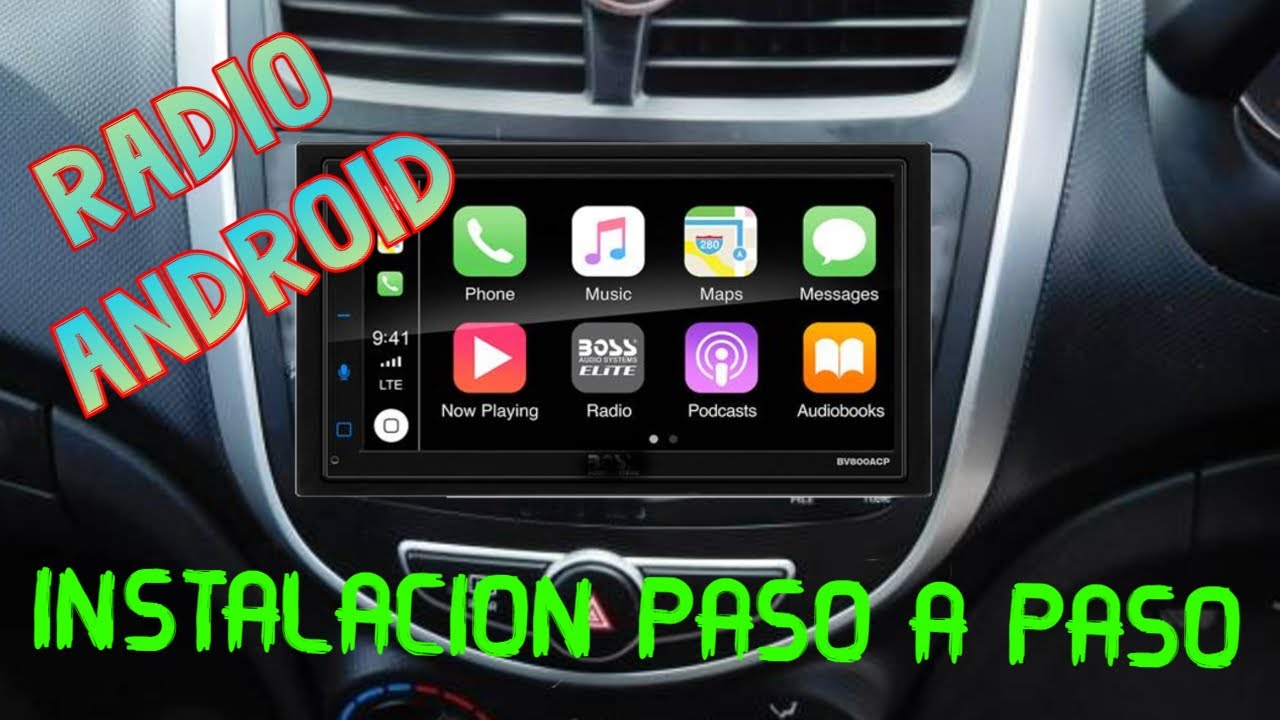 Como Instalar Radio Android en carro