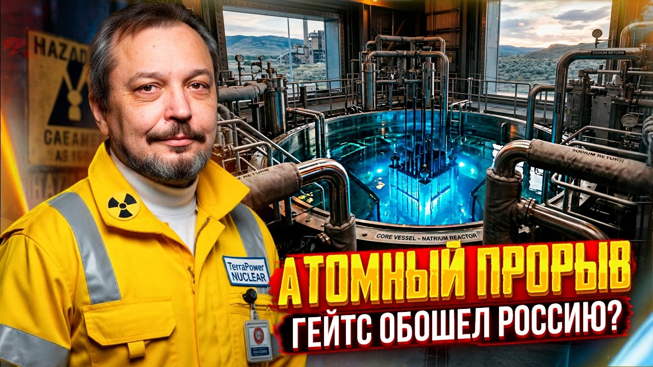 TerraPower NATRIUM: реактор будущего Билла Гейтса. Атомный ПРОРЫВ в США?!